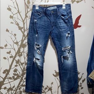 Express Mens Destroyed Jeans